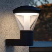 Stemningsfull LED-vegglampe Shelby for utebruk