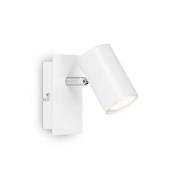 Vegglampe Isil A, hvit, 1 lyskilde, metall, svingbar