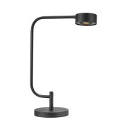 LED-bordlampe Hugo, svart, høyde 51,5 cm, dimbar