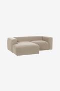 Soffa Blok 2-sits i chenille divan venstre