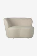 WOOODSofa Stone Liten VenstreBeige2-seters sofaerFra Homeroom