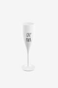 KoziolChampagneglass Med Print 6-pk CHEERS 100mlHvitVinglassFra Homero...