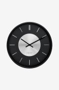NeXtimeVeggklokke Retro Ii Stripes 25 cmSvartVeggklokker & bordklokker...