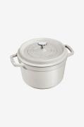 StaubGryte La Cocotte rund dyp 24 cm, 4,8 lGråGryter & kasserollerFra ...