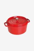 StaubGryte La Cocotte rund 30 cm, 8,35 lRødGryter & kasserollerFra Hom...