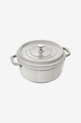 StaubGryte La Cocotte rund 20 cm, 2,2 lGråGryter & kasserollerFra Home...