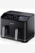 SharpLuftfrityr Airfryer Dobbel 2 x 4 l, 2 x 1800 Watt AF-GD82AU-BFrit...