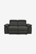 Loft242-seters sofa med manuell avslapningsfunksjon PareliBrun2-seters...