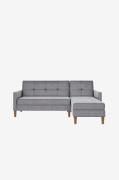 Dorel HomeSjeselong sovesofa med oppbevaring LillyGråSovesofaerFra Hom...