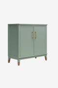 Dorel HomeSkap med 2 dører i Mdf WesterleighGrønnKommoderFra Homeroom