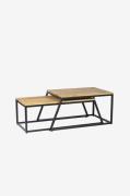 Wood FurnitureSofabord i eik, Combo 2-i-1BrunSofabordFra Homeroom