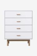 Loft24Kommode 4 skuffer MelanieHvitKommoderFra Homeroom