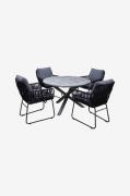 LifestyleGardenBord Ø 112 cm & 4 stk Mikado-stolerGråSpisegrupperFra H...