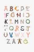 PelcasaPlakat Alfabetet AbcBeigePostereFra Homeroom