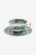 SpodeTeacup & Saucer Heritage Green ItalianGrønnKopper & krusFra Homer...