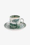 SpodeEspressokopp og underkop Heritage Green ItalianGrønnKopper & krus...