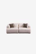 Hanah Home2-seters sofa AfelioHvit2-seters sofaerFra Homeroom