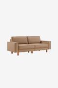 Hanah Home3-seters sofa SparrowBrun3-seters sofaerFra Homeroom