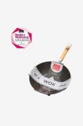 DexamWok School Of Wok Flat Base Pre-Seasoned 10.5SvartStekepanner & g...