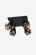 EGLOLED-spot Carlton 7 Black/Copper/ / LED-spotAntiqueSvartSpotlysFra ...