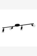 EGLOSpotlight Buzz-Led With 4 LightsSvartSpotlysFra Homeroom