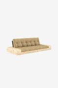 KarupBase Sovesofa m. 2 sidebokser Tre-seterBeigeSovesofaerFra Homeroo...