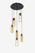 EGLOPendellampe Littleton With 6 LampsBrunTakpendlerFra Homeroom