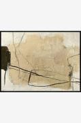 MalerifabrikkenDesign Painting / Cloudline / 120x90 Cm / Svart rammeBe...