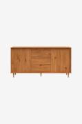 Loft24Jerzy Sideboard 160 cm med 2 dører og 3 skuffer i furuBrunSkjenk...
