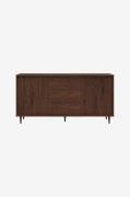 Loft24Jerzy Sideboard 160 cm med 2 dører og 3 skuffer i furuBrunSkjenk...