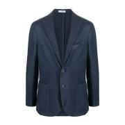 Luksuriøs Cashmere Blazer i Ink Blue