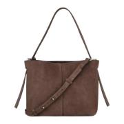 Elegant Suede Fraya Small Bag