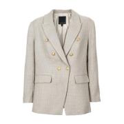 Gullknapp Blazer - Beige