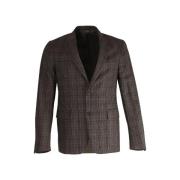 Pre-owned Brun Prada Blazer i brun ull