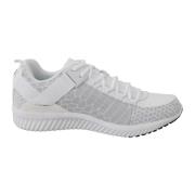 Autentiske Hvite Polyester Adrian Sneakers Sko