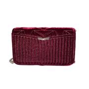 Pre-owned Rød fløyel Jimmy Choo Clutch