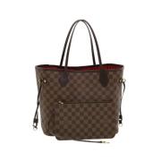 Pre-owned Svart lerret Louis Vuitton Neverfull