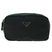 Pre-owned Grønt stoff Prada Clutch