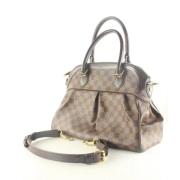 Pre-owned Brunt skinn Louis Vuitton skuldervesker