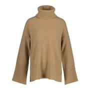 Luksuriøs Rollneck Sweater - Mørk Khaki