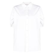 Boxy Puff-Erme Poplin Skjorte