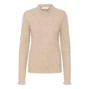 Flounce Pullover med feminine detaljer