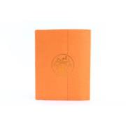 Pre-owned Oransje stoff Hermès Agenda Cover