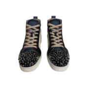 Pre-owned Brunt skinn Christian Louboutin joggesko