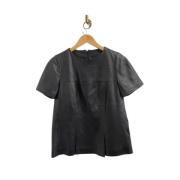 Pre-owned Svart skinn Balenciaga Top