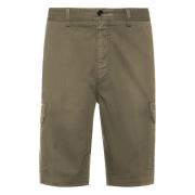 Avslappede Grønne Cargo Shorts