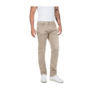 Beige Groover Jeans for Menn