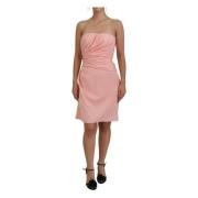 Rosa Silke Stretch Strapless Sheath Kjole