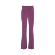 Lilla forblir Birger Christensen Flared Pants Shiny Slinky Jersey Unde...