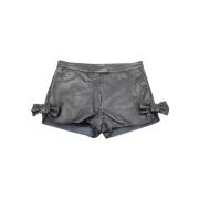 Pre-owned Svart skinn Valentino shorts